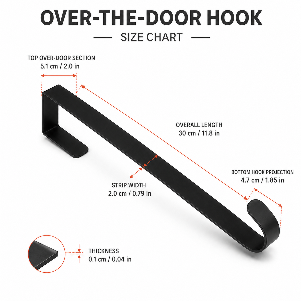 Premium Door Hanger Hook