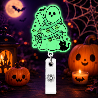 Cute Spooky ID Badge Holder for Nurses, Teachers & Healthcare Workers