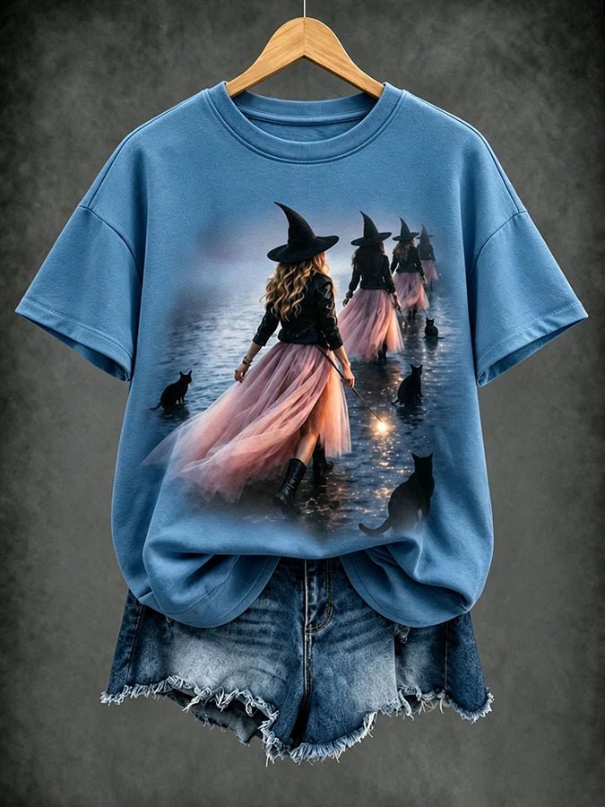 Women's Casual Short-Sleeve Printed T-Shirt