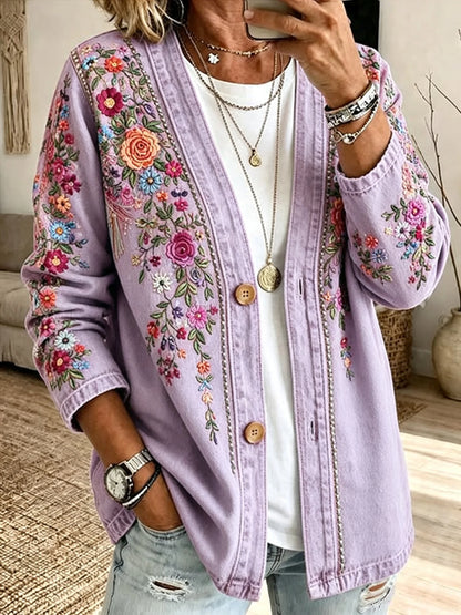 Women's Floral Print Casual Top