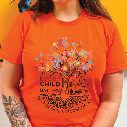 Tree of Life, Handprints of Hope, and Healing - For Orange Shirt Day Unisex T-shirt/Hoodie/Sweatshirt 161