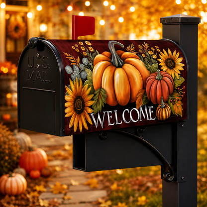 Reusable Magnetic Mailbox Cover – Outdoor Decorative Mailbox Wrap for Gardens and Yards