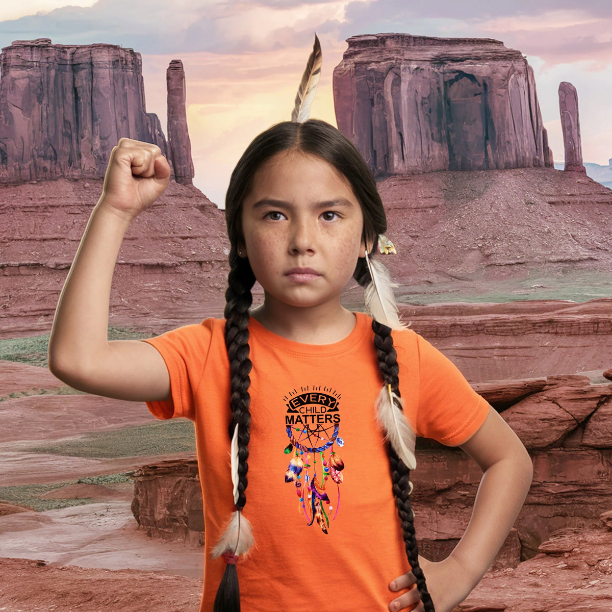 Every Child Matters Dreamcatcher Orange Shirt Day Unisex T-shirt/Hoodie/Sweatshirt