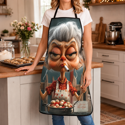 Funny Grandma Cooking Apron - Hilarious Kitchen Gift For Women