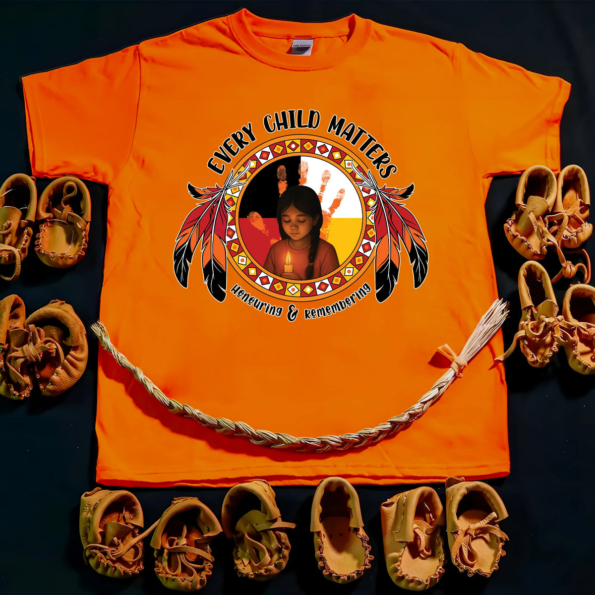 Remembering the Lost, Honouring the Survivors For Orange Shirt Day Unisex T-shirt/Hoodie/Sweatshirt 148