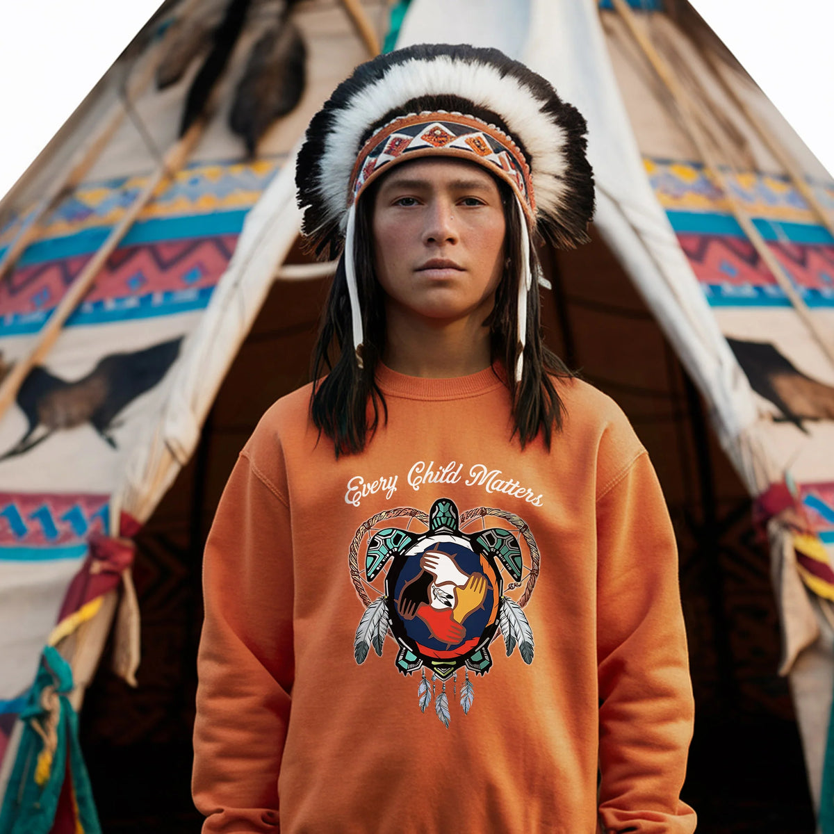 Unity for the Future of Indigenous Children Strength of the Turtle Island Unisex T-shirt/Hoodie/Sweatshirt