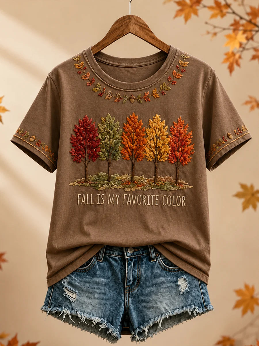 Women's Fall Is My Favorite Color  short-sleeved T-shirt