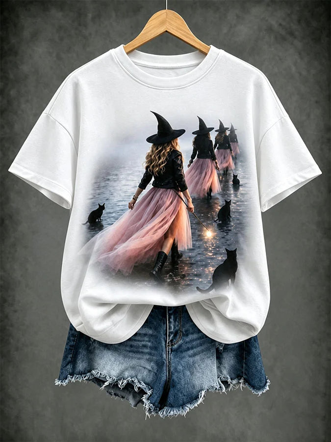 Women's Casual Short-Sleeve Printed T-Shirt