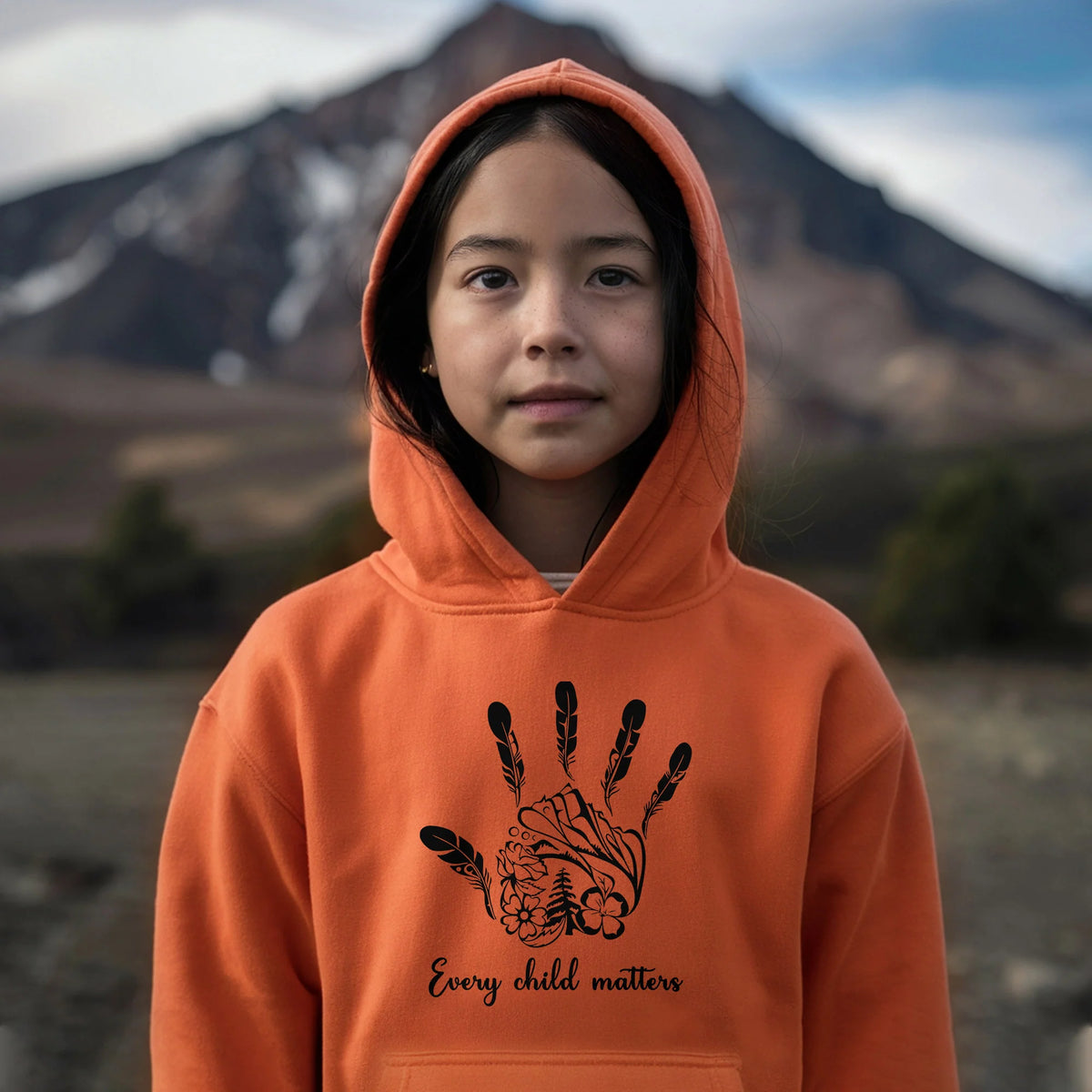 Every Child Matters Native Handprint Luxe Native American Unisex T-shirt/Hoodie/Sweatshirt