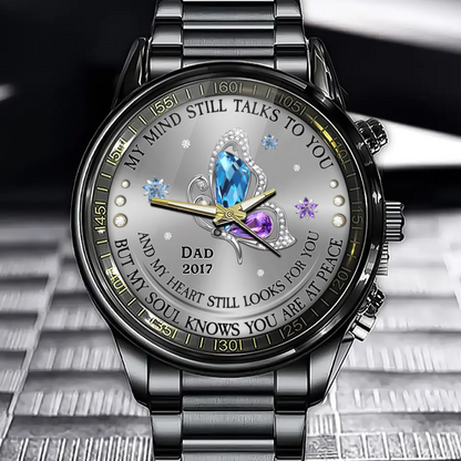 Personalized Family Memorial Watch – Add Names and Dates for Loved Ones