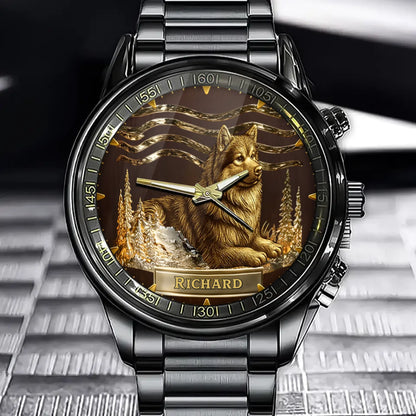 Personalized Dog Breed Watch – Perfect Gift for Pet Lovers