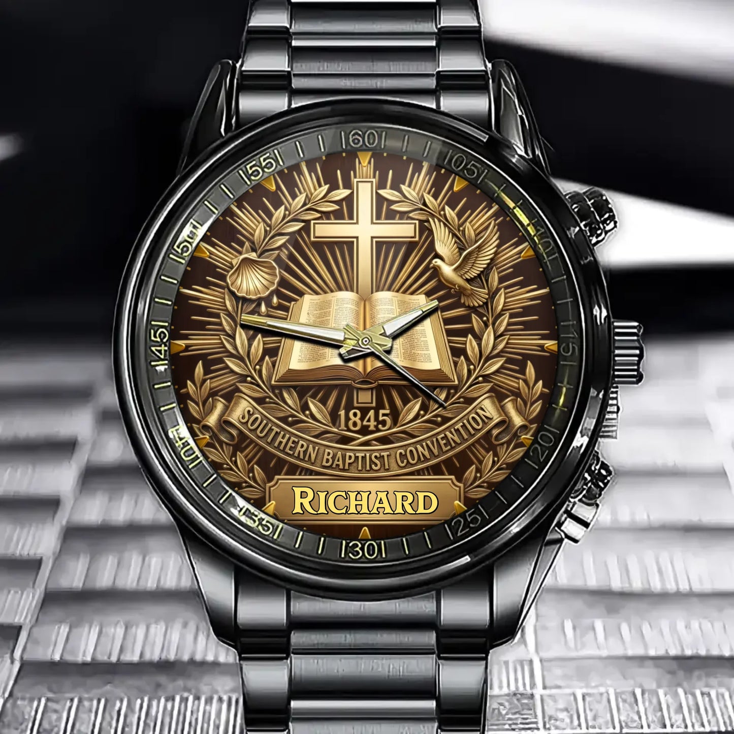 Personalized Southern Baptist Convention Watch - Custom Name Faith-Centered