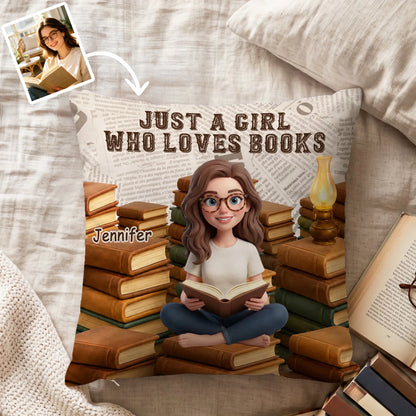 Custom Reader Pillow Cover - Personalized Gifts For Women Who Love Books - Plot Twist: I’m Staying Home To Read