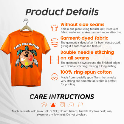 Every Child Matters Turtle For Orange Shirt Day Unisex T-shirt/Hoodie/Sweatshirt 264