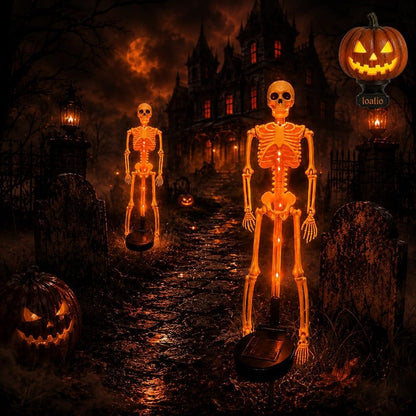 Solar Skeleton Yard Stake Light – Waterproof LED Halloween Outdoor Decoration
