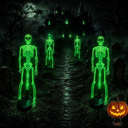 Solar Skeleton Yard Stake Light – Waterproof LED Halloween Outdoor Decoration