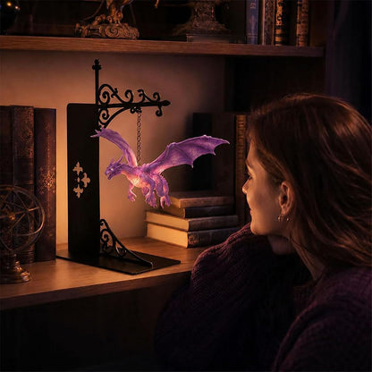 Fantasy Dragon Bookshelf Lamp - The Perfect Gift For Dragon Lovers