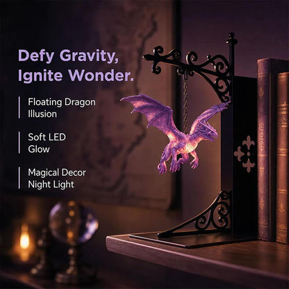 Fantasy Dragon Bookshelf Lamp - The Perfect Gift For Dragon Lovers