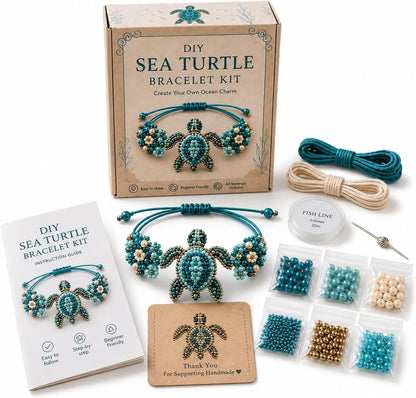 DIY Animal Beaded Bracelet Kit - Beginner-Friendly Jewelry Making Craft Set