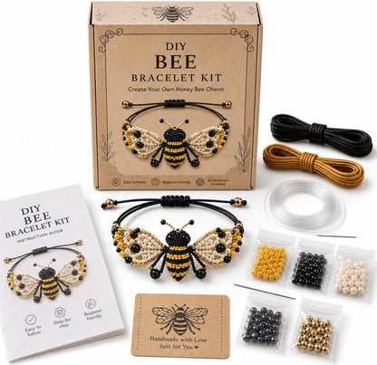 DIY Animal Beaded Bracelet Kit - Beginner-Friendly Jewelry Making Craft Set