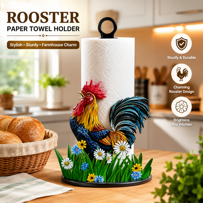 Reusable Decorative Countertop Paper Towel Holder – Themed Kitchen Paper Towel Stand