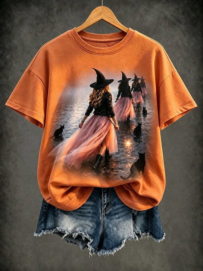 Women's Casual Short-Sleeve Printed T-Shirt