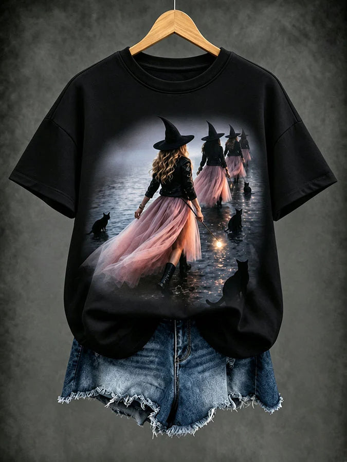 Women's Casual Short-Sleeve Printed T-Shirt
