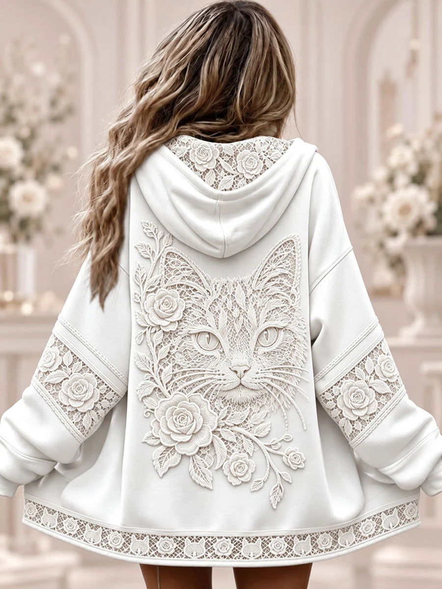 Women's Floral Cat Jackets
