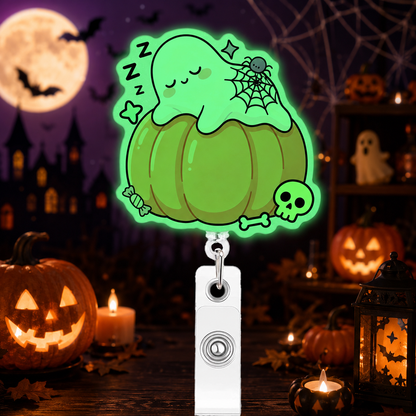 Cute Spooky ID Badge Holder for Nurses, Teachers & Healthcare Workers