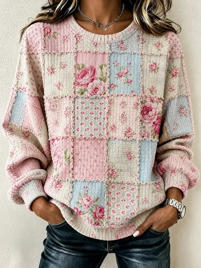 Women'S Casual Printed Sweatshirt