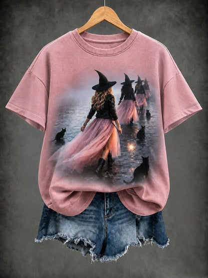 Women's Casual Short-Sleeve Printed T-Shirt