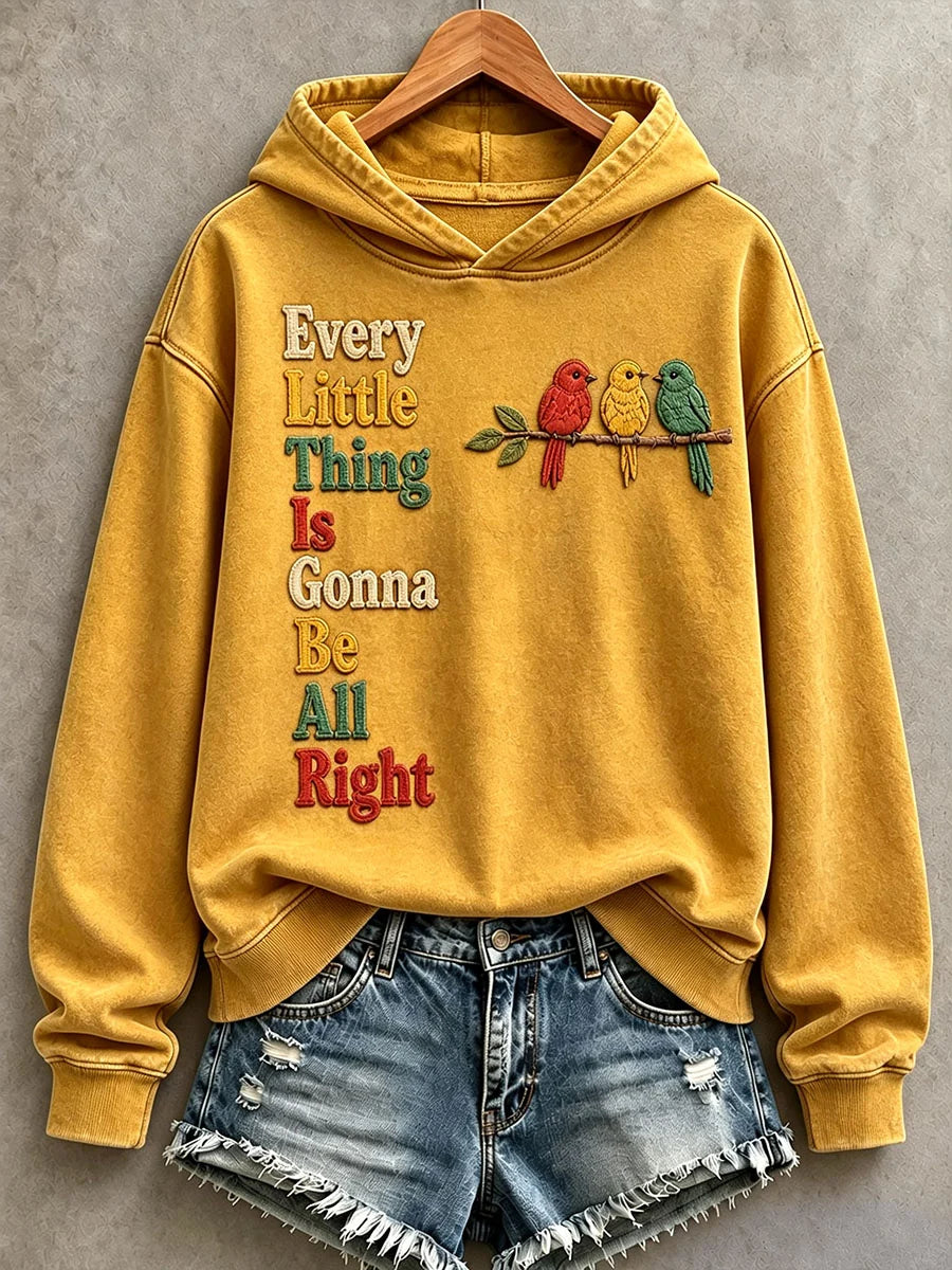 Women's Every Little Thing Is Gonna Be All Right Hoodie-01