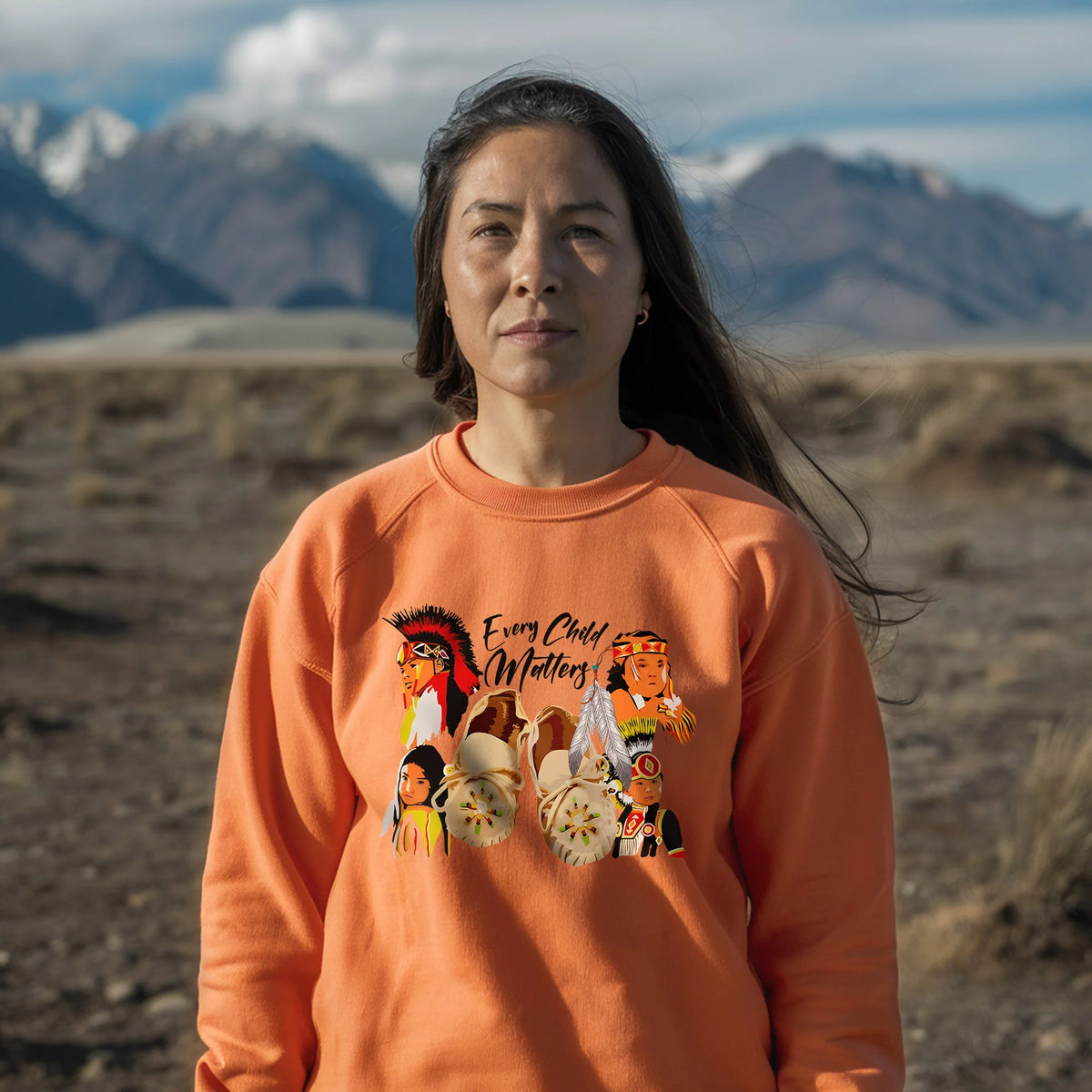 Children and Tribes United Together Orange Shirt Unisex T-shirt/Hoodie/Sweatshirt