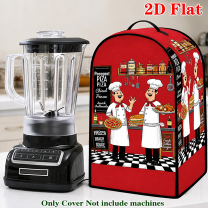2D Printed Kitchen Appliance Cover – Decorative Dustproof Mixer & Blender Cover