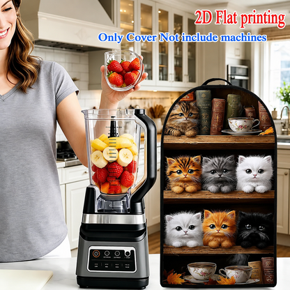 2D Printed Kitchen Appliance Cover – Decorative Dustproof Mixer & Blender Cover