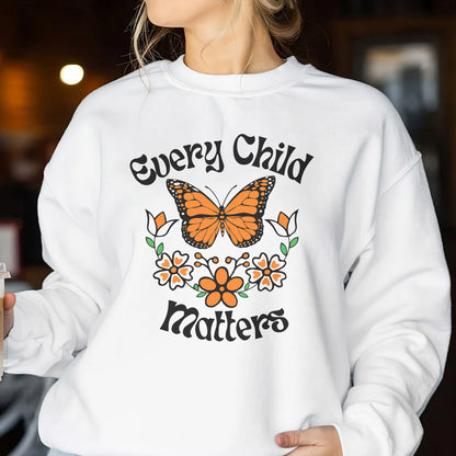 Every Child Matters Native Orange Butterfly Native American Unisex T-shirt/Hoodie/Sweatshirt