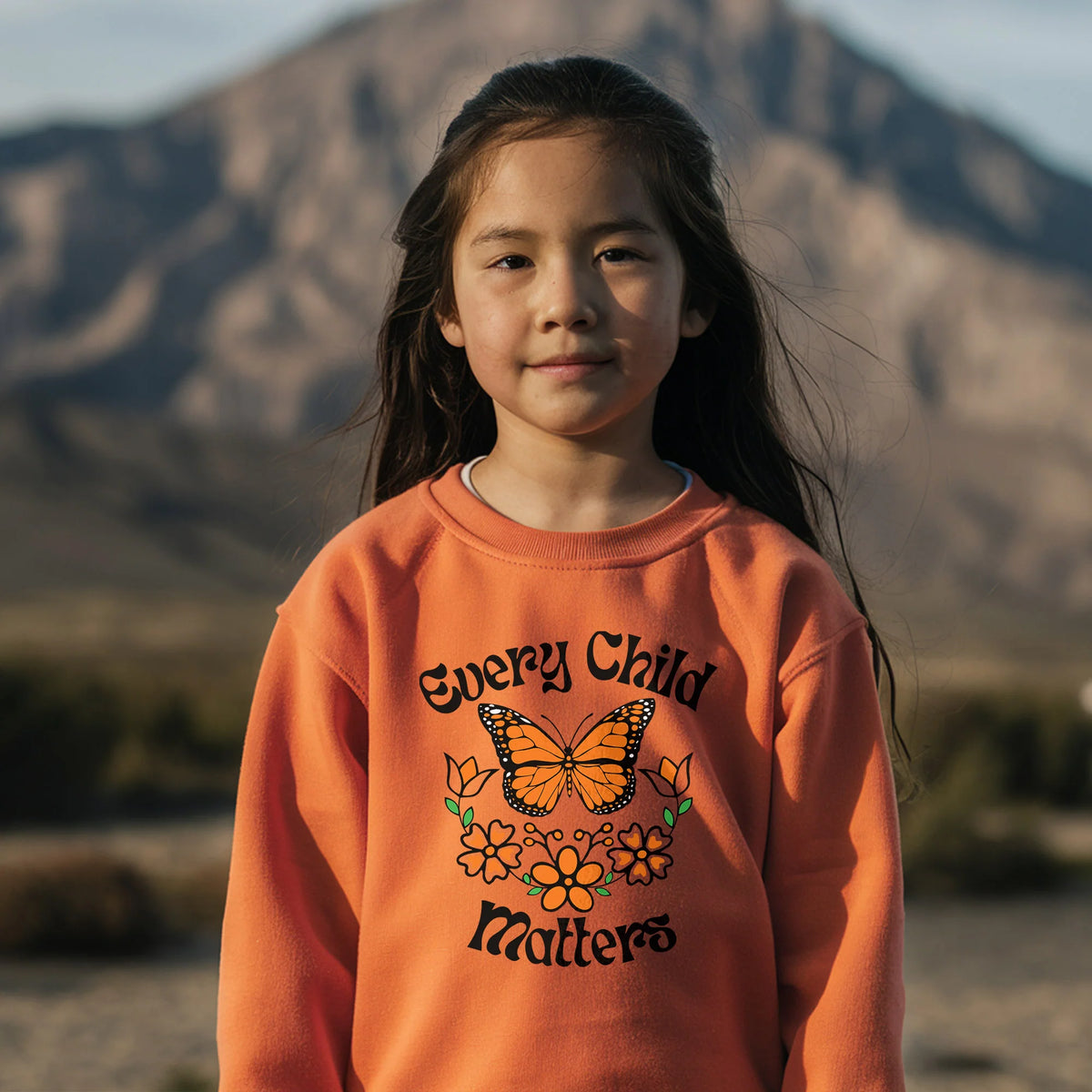 Every Child Matters Native Orange Butterfly Native American Unisex T-shirt/Hoodie/Sweatshirt