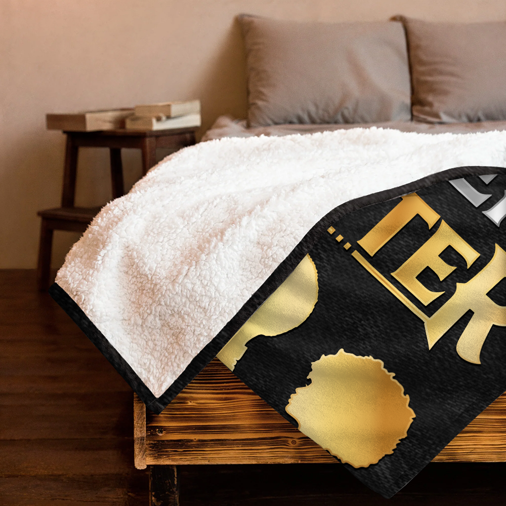 Black Fathers Matter - Personalized Blanket